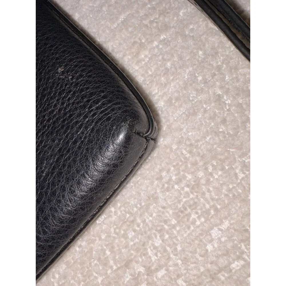 Tory Burch Wristlet Britten Large Zip Pouch 145372 Black